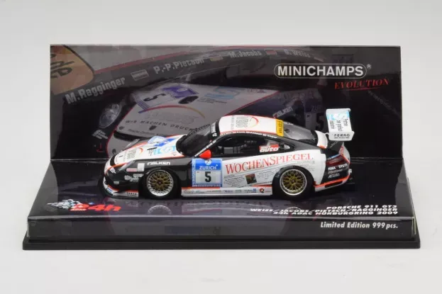 Minichamps Porsche 911 997 Gt3 N 5 24h Nurburgring 2009 Weiss Jacobs Pietsch Ragginger 1:43 437096705